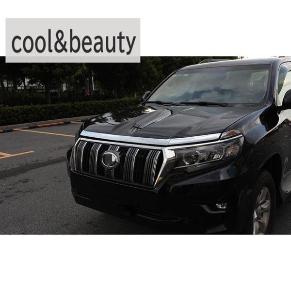 新品 トヨタ プラド 150 中期 ボンネット フード メッキ モール ランクル 新品 トヨタ プラド 150 中期 ボンネット フード メッキ モール