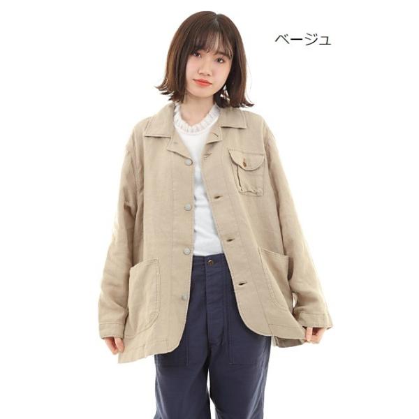 美品 Anachronom コットンリネン カバーオールジャケット rnafun_j1880