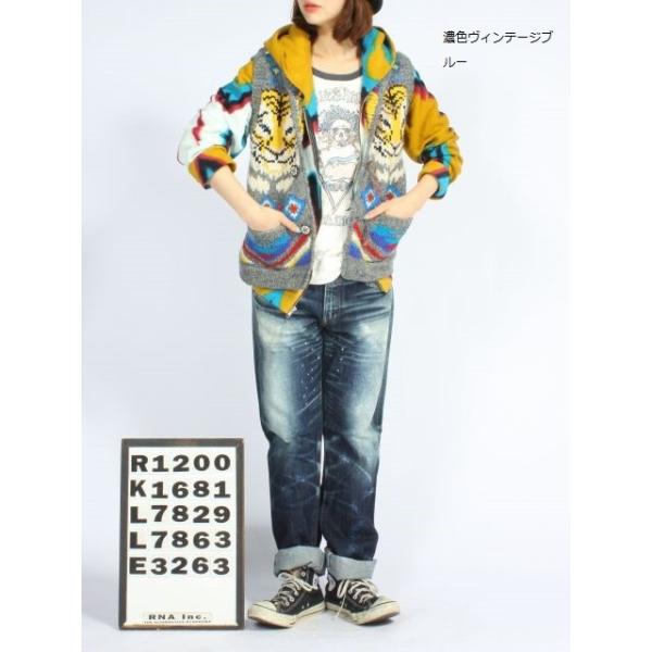 新品 今期購入 RNA MEDIA 別注 ルーズ ストレートデニム rnafun_r1200