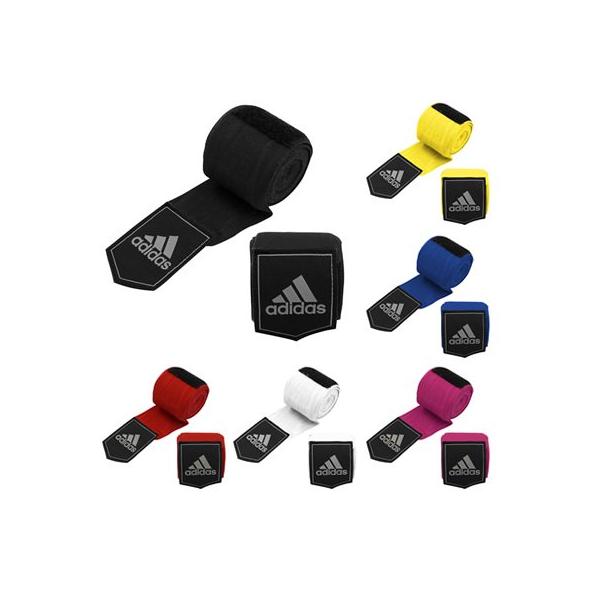 商品説明 アディダス（adidas） 3.5M バンテージ（左右セット） 伸縮タイプカラー：ブラック・ホワイト・ブルー・レッド・イエロー・ピンク柔らかく使いやすいハンドラップです。左右セットの価格です。・伸縮性抜群の素材使用・マジックテープ...