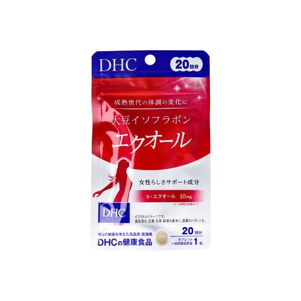 メーカー：DHC内容量：20粒　20日分成分・原材料 【名称】大豆胚芽抽出醗酵物加工食品【原材料名】大豆胚芽抽出醗酵物（大豆を含む、国内製造）、澱粉／微粒二酸化ケイ素、ステアリン酸Ca、糊料（メチルセルロース）【内容量】10.5g（1粒重量...
