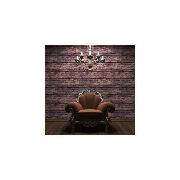 シール壁紙 赤茶系 代引不可 Diy 工具 レンガ調 壁紙 プレミアムウォールデコシートr Wa103 3d 木目調 Ds ロードランナー Wagic 30m巻 リメイクシート