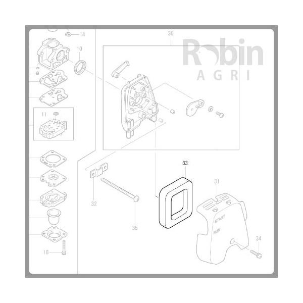 ラビット Rabbit 刈払機 純正 部品 エアクリーナー クリーナーエレメント ロビン マキタ Robin Makita H10 070 040 Buyee Buyee 日本の通販商品 オークションの代理入札 代理購入