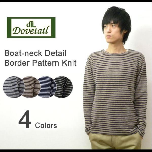 Dovetail ダブテイル ボートネック ボーダーニット マリンボーダー ウール素材 ニット 重ね着 キレイめ シンプル Jeansbug 通販 Yahoo ショッピング