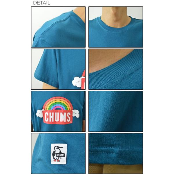 Chums チャムス レインボー ロゴtシャツ メンズ チャムス 半袖 プリント ボートロゴ アウトドア 虹 雲 ペンギン ブランド 夏フェス レディース Ch01 1036 Buyee 日本代购平台 产品购物网站大全 Buyee一站式代购 Bot Online