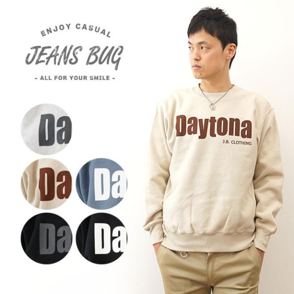 12oz�X�E�F�b�g Daytona �I���W�i�� �f�C�g�i �A���J�W �v�����g �N���[�l�b�N �X�G�b�g ���� �w�r�[�E�G�C�g �g���[�i�[ �����Y �傫���T�C�Y 12SW-DAYTO