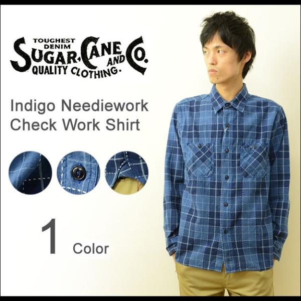 SUGAR CANE CANE（シュガーケーン） インディゴ ニードルワーク