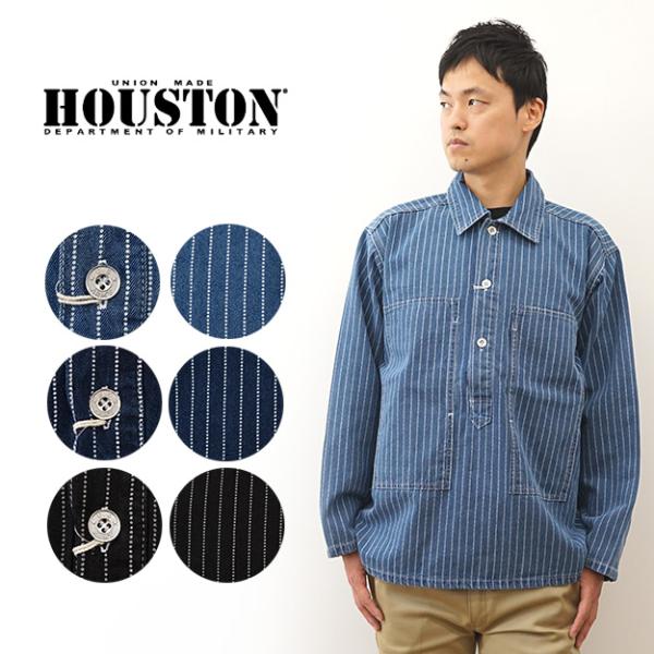 HOUSTON ウォバッシュジャケット サイズ42 HOUSTON ヒューストン ウォバッシュ プルオーバー シャツ WABASH