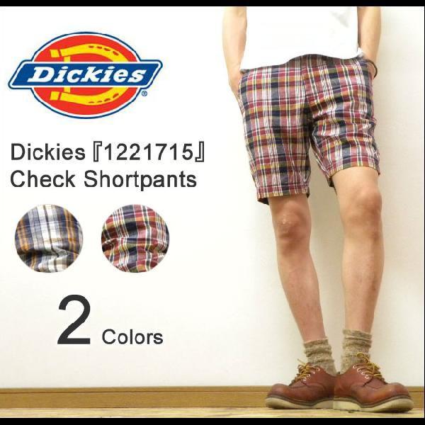 Dickies（ディッキーズ） Check Shortpants 麻混紡素材 チェック柄