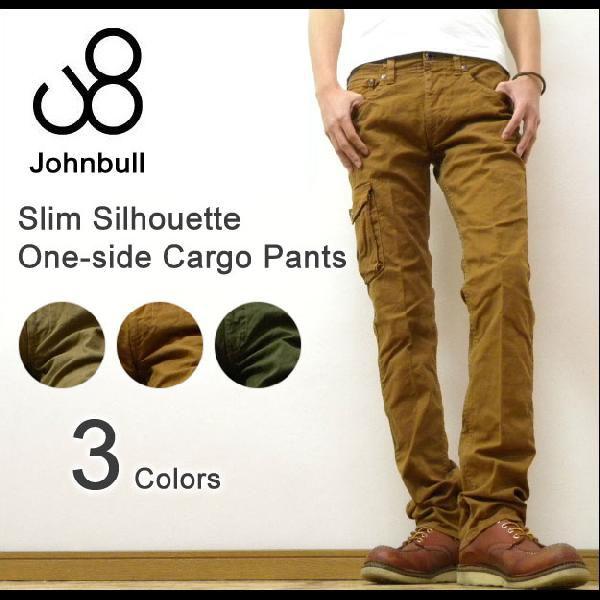 Johnbull（ジョンブル） ストレッチ素材 スリムシルエット ワンサイ