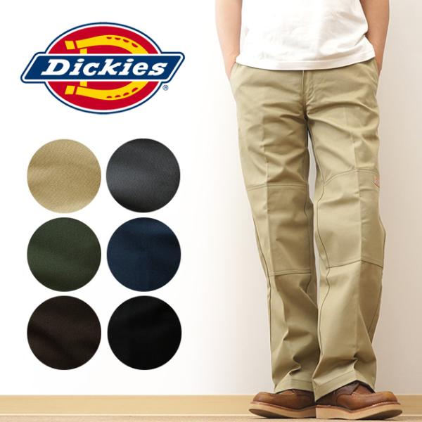 Dickies ディッキーズ ダブルニー 85283 ワーク パンツ チノパン ルーズフィット メンズ キャンプ ワイド 太い 太め 丈夫 作業着 大きい サイズ レディース
