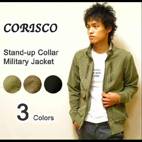 CORISCO（コリスコ） スタンドカラーデザイン ミリタリージャケット 