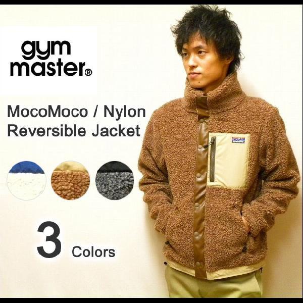 gym master（ジムマスター） もこもこボア素材-ナイロンマウンテン 