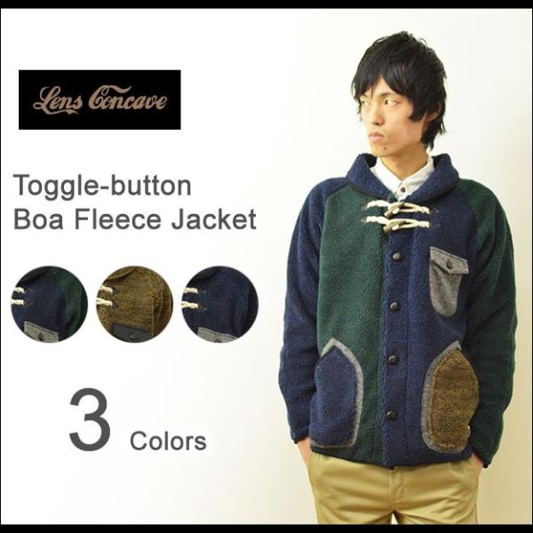 Lens Concave（レンズコンケイブ） ボアフリース ショールカラー