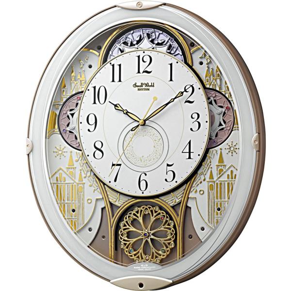 スモールワールド 【訳アリ・外箱破れあり】新品 リズム時計 掛け時計