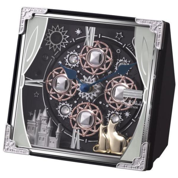 訳アリ】送料無料！リズム時計 置き時計 からくり スモールワールド