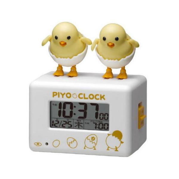 ひよこ　⭐︎低価格 リズム時計 アクション目覚まし時計 ピヨクロック 8RDA61RH03