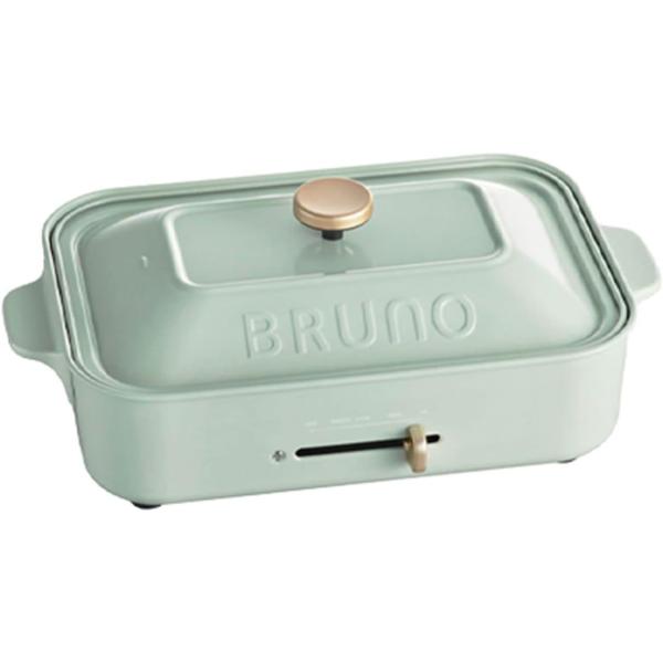 BRUNO BOE021 コンパクトホットプレート ブルーノたこ焼き 平面 プレート ホットプレート 少人数用 BOE021-SPKGR スパークルグリーン