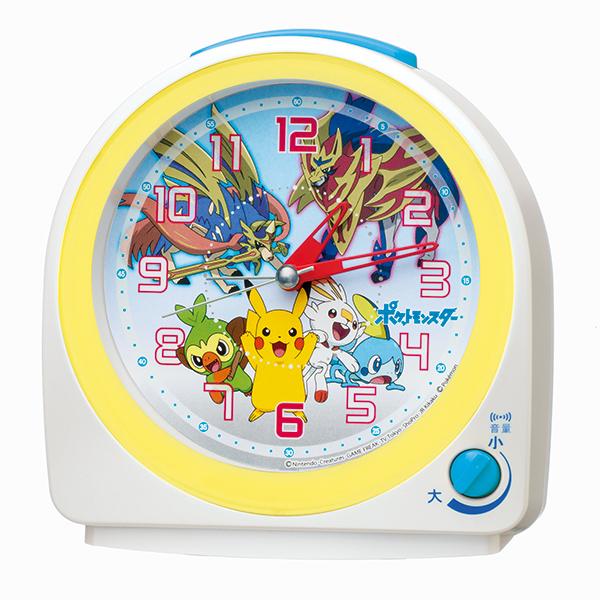SEIKO（セイコー） クロック ポケットモンスター 目覚まし時計 白