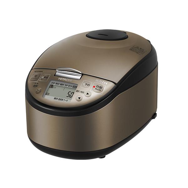 圧力IH炊飯器　5.5合　新品未使用　日立　HITACHI RZ-G10EM T 日立（HITACHI） 炊飯器 0.5〜5.5合 圧力 黒厚鉄釜 RZ-G10EM T