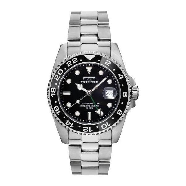 TECHNOS テクノス GMT 限定モデル メンズ 腕時計 T2134SB 送料無料