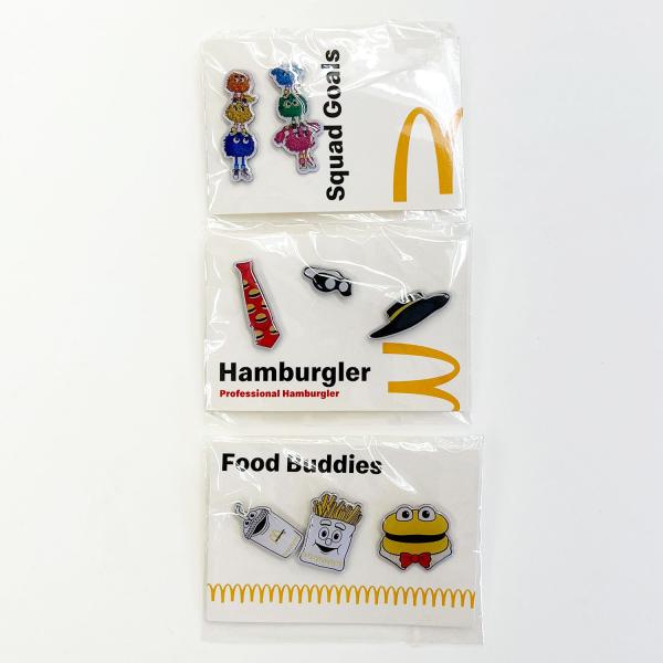 McDonald's character PINS マクドナルド ピンズ バッジ