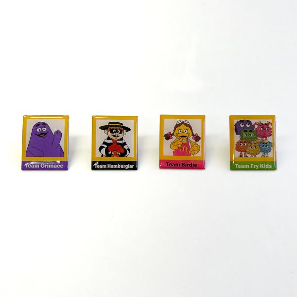 McDonald's TEAM PINS マクドナルド ピンズ バッジ グリマス