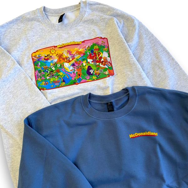 McDonald's McDonaldland SWEAT SHIRT マクドナルド スウェット 企業