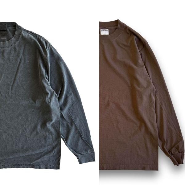 SHAKA WeAR（シャカウェア） 7.5oz GARMENT DYE L/S TEE シャカ ウエア