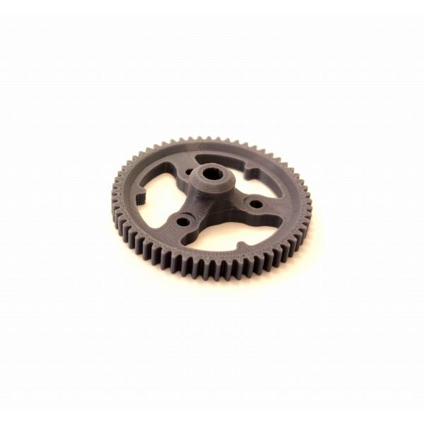ホイール平ギヤ(59T, M0.5)×4個セット　（3Dプリントマイコンカー改造パーツ）【A15改造版 】