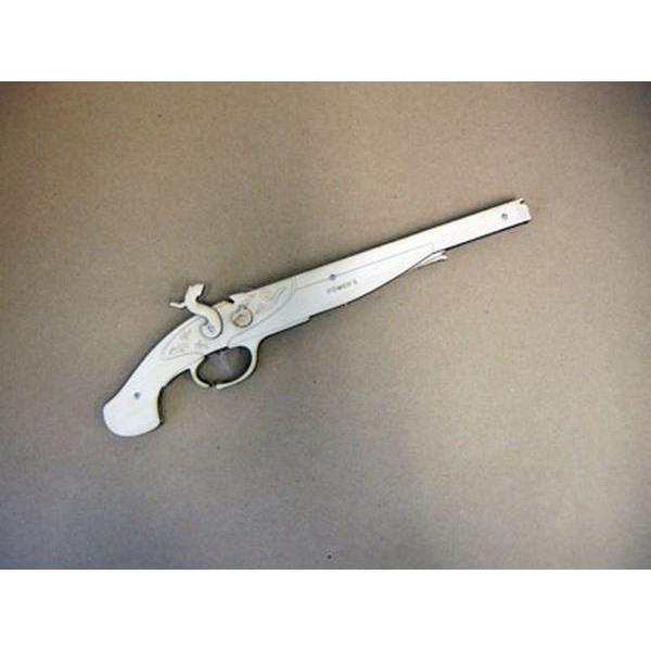 組み立てキット「輪ゴム銃 フリントロックタイプ」 : ロボテナショップ