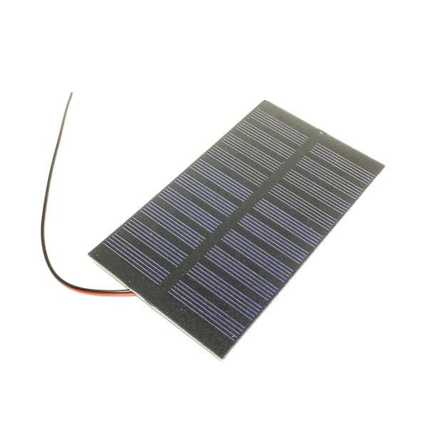 ソーラーパネル1W （5V 200mA太陽電池）