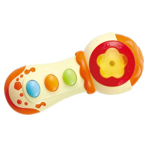 商品説明:ボタンを押すと光ってメロディが流れるマイク！光る！電池内蔵（電池交換可）。商品仕様:■型番:9530■商品サイズ:φ60×140mm■セット内容:本体×1■重量:81g■材質:PP、PS■包装形態:OPP袋■包装サイズ:150x6...