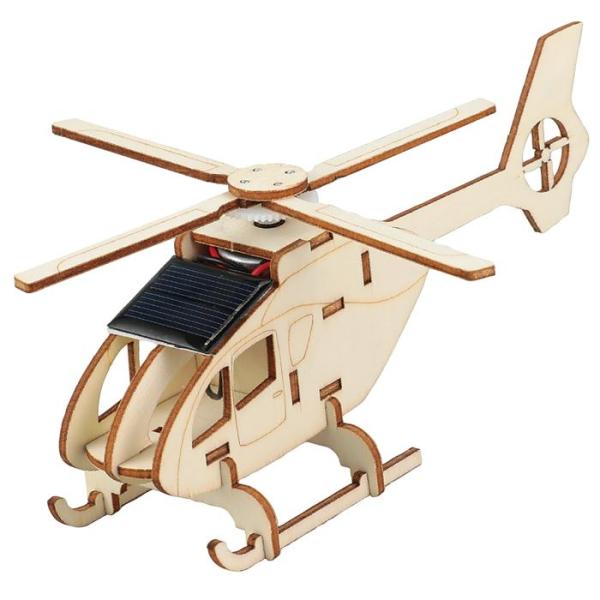 木製ソーラーヘリコプター組立キット（Item No:058656）【アーテック_Artec】