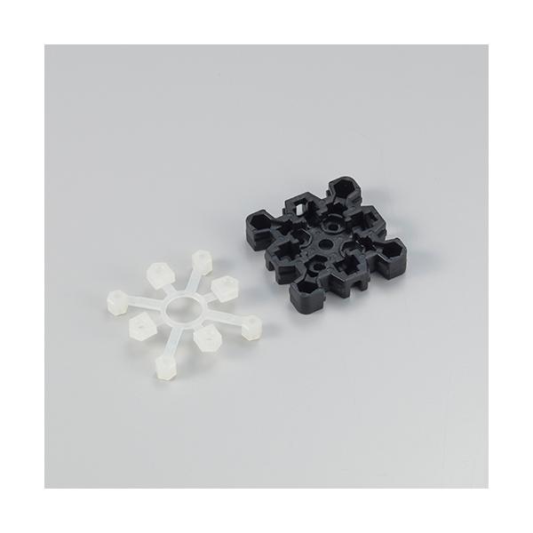 <商品情報>ジョイントパーツ関連のベースとなるパーツです。このジョイントベースにアームパーツやフレームパーツを取り付けることで、サーボを組み付けることが可能になります。ねじで固定する箇所はナットパーツへ行いますので、組み換えの際...