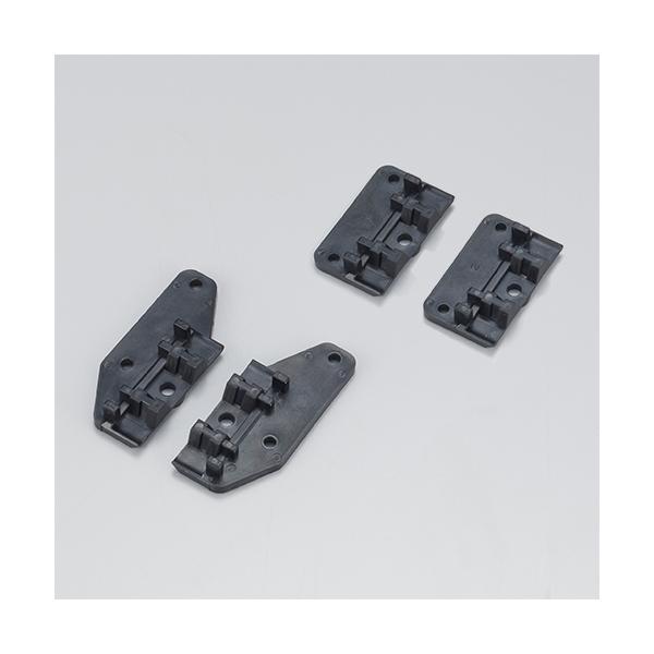 <商品情報>サーボケースを立てた場合の底面と側面から固定できるフレームパーツ。ジョイントベースと組み合わせて使用します。また、アームサポーターBと組み合わせてボディープレートに対して直角に取り付けることも可能です。通常のAセット...