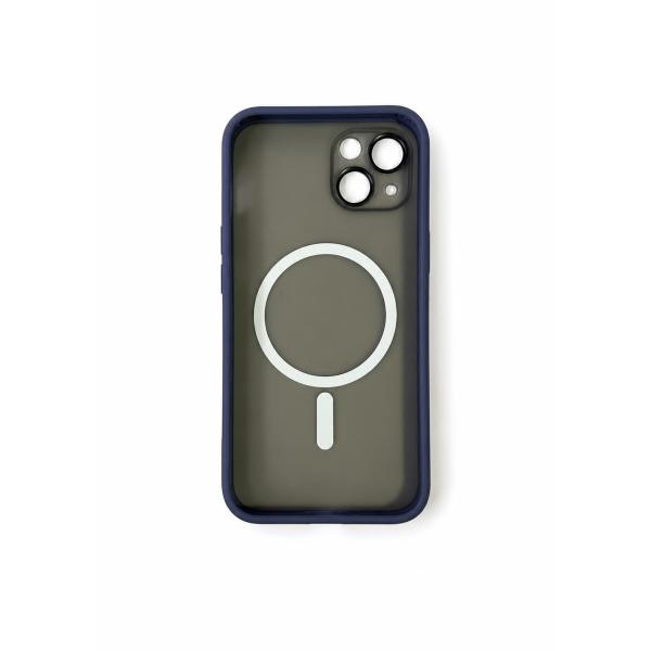 iPhone 13用 MagSafe対応 スマホケース ブルー
