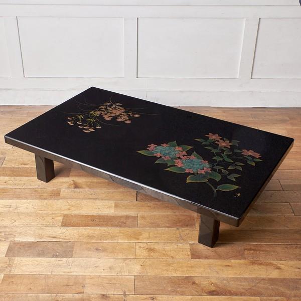 【超備品】輪島塗り 金箔蒔絵 座卓