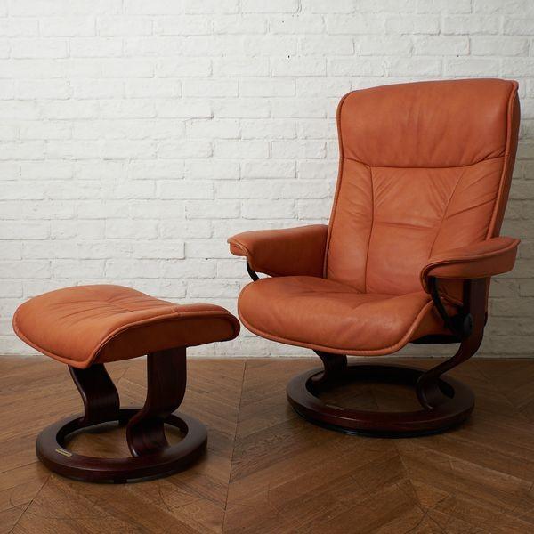 Izc エコーネス ストレスレス チェア オットマン 総本革張り Ekornes 1人掛け リクライニング シングルソファ 北欧 ノルウェー Rocca Clann 通販 Yahoo ショッピング