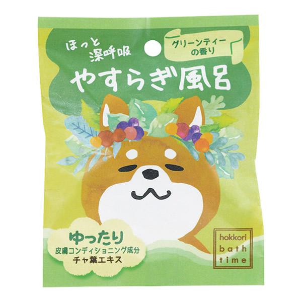 ほっこりした動物たちのデザインがかわいい、小さな炭酸発泡入浴剤です。それぞれのテーマに合わせてお肌や体にうれしい成分入りです。※小さいです。[やすらぎ風呂]皮膚コンディショニング成分 チャ葉エキス配合グリーンティーの香り■販売元／ノルコーポ...