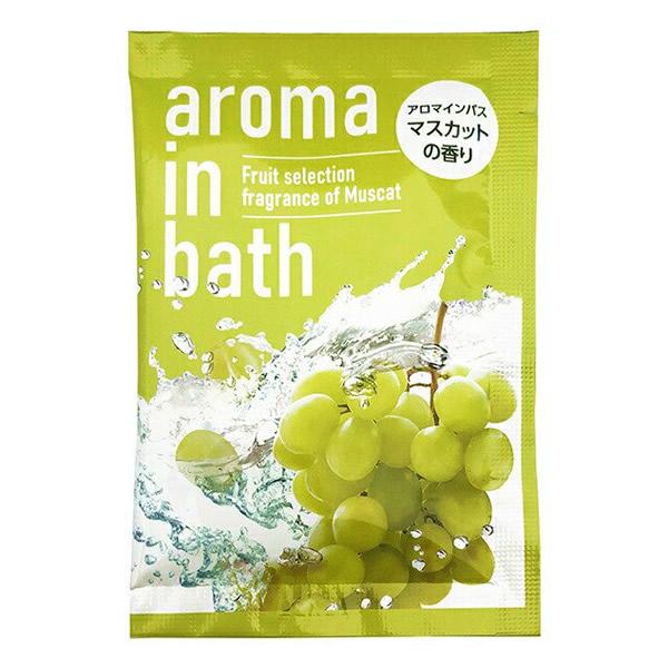フルーツの香りの入浴料[マスカットの香り]フルーティな香りでリフレッシュ！■販売元／フィード■内容量／20g■成分／硫酸Na、炭酸水素Na、シリカ、ラクトフェリン（牛乳）、乳酸、水、BG、香料、エタノール、青1、黄202（1）■原産国／日本