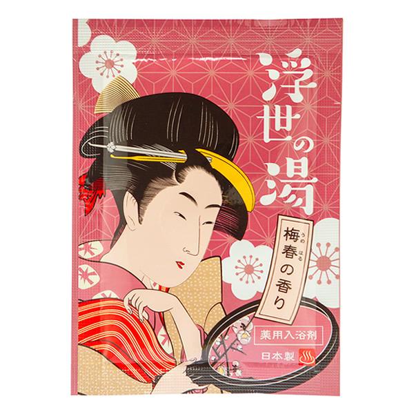 お江戸の香りただよう宵の湯。「ツバキ油」「ヨモギエキス」「シャクヤクエキス」「茶エキス」の4つの和エキス（うるおい成分）を配合した薬用入浴剤。アルコールフリー・パラペンフリー・塩素除去成分（アミノ酸）配合＜効能・効果＞あせも、荒れ性、うちみ...