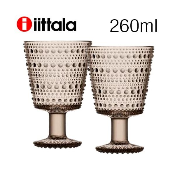 『並行輸入品』イッタラ カステヘルミ ユニバーサルグラス 260ml 2個セット ペア リネン 2個セット iittala