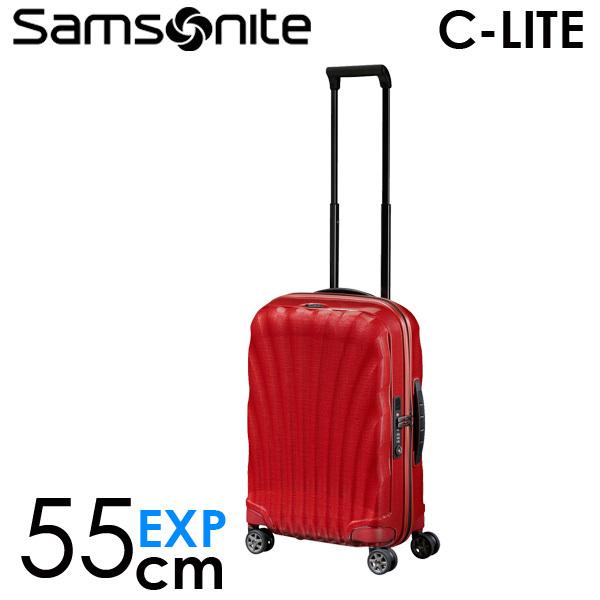 サムソナイト C-LITE シーライト スピナー 55cm コスモライト EXP チリレッド Samsonite C-lite Spinner  134679-1198 スーツケース