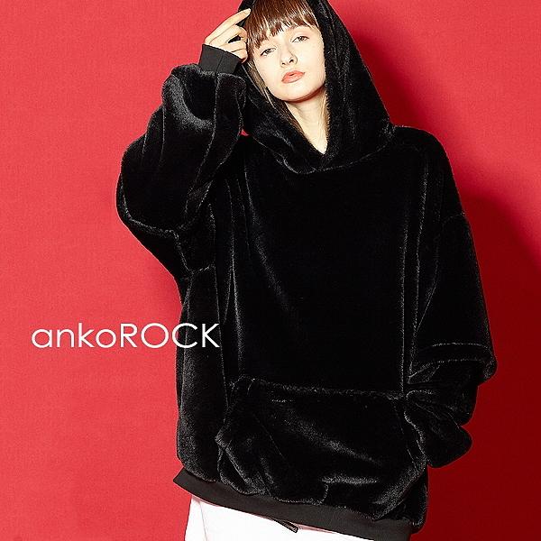 Ankorock アンコロック パーカー メンズ レディース 原宿系 クール ストリート 大きいサイズ かわいい 黒 ブラック オーバーサイズ Aro6322 Ankorock 通販 Yahoo ショッピング