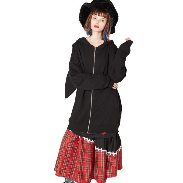 Ankorock アンコロック パーカー メンズ ジップパーカー レディース ユニセックス 無地 ジップアップパーカー スウェット ビッグシルエット ウサ耳 うさ耳 Buyee Buyee Japanese Proxy Service Buy From Japan Bot Online