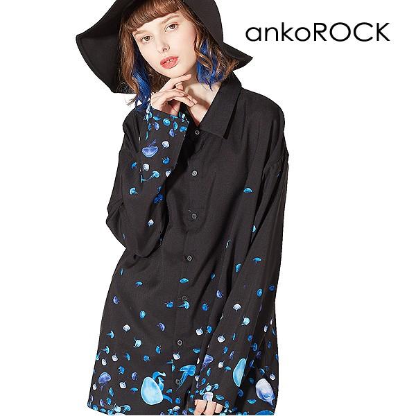 ankoROCK パズル 折れた羽 クラゲ シャツ ankoROCK パズル 折れた羽 クラゲ シャツ - メルカリ