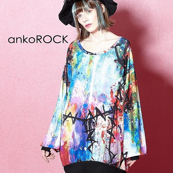 ankoROCK アンコロック トップス ロングスリーブ カットソー/T ankoROCK アンコロック トップス ロングスリーブ カットソー/T