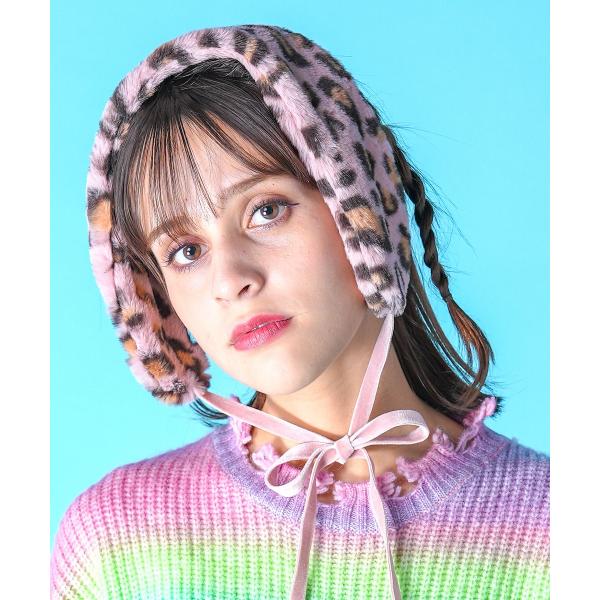 an meets zakka レオパードショートファーイヤーマフ : ankoROCK