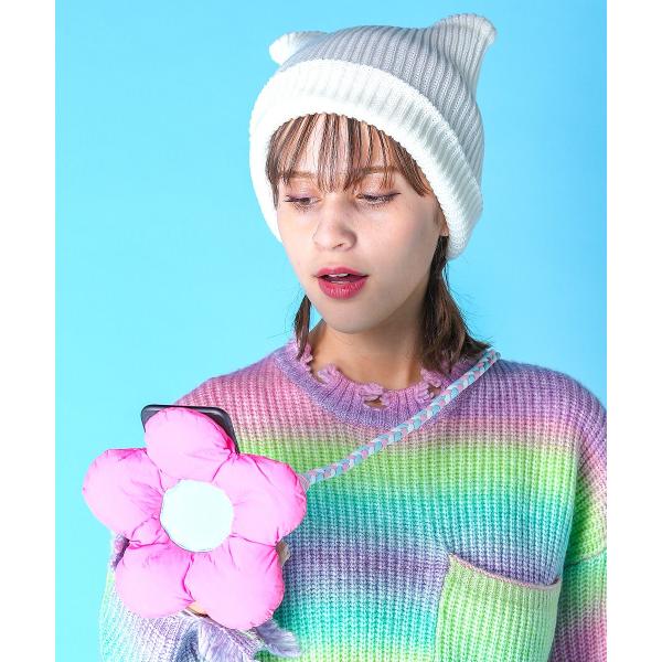 an meets zakka モコモコフラワースマホショルダー : ankoROCK - 通販